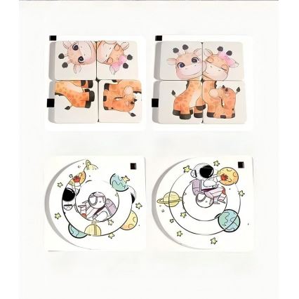 2Kids Toys - Tableau d'activités en forme de maisonnette, blanc