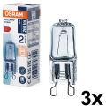 3er-Set Backofenlampe HALOPIN G9/25W/230V 2700K - Osram