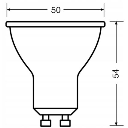 3er-Set LED-Reflektorlampen PAR16 GU10, 6,9 W, 230 V, 6500 K, 36° - Osram