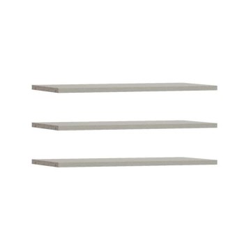 3er-Set TIRO-Regale, grau