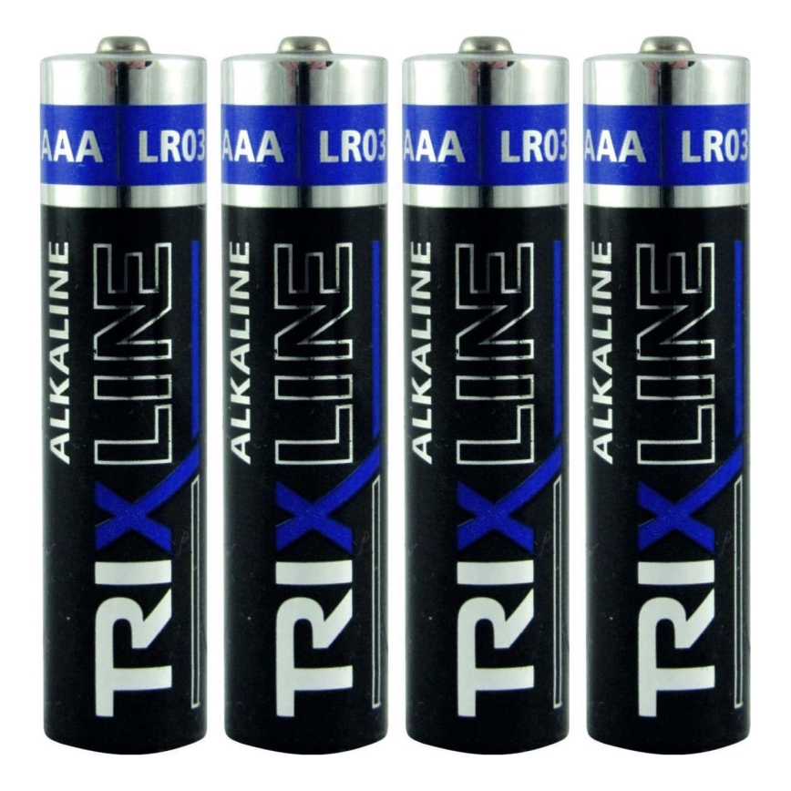 4 pce Pile alcaline AAA 1,5V