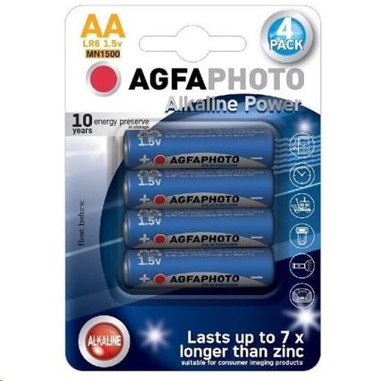 4pz Pila alcalina AA 1,5V
