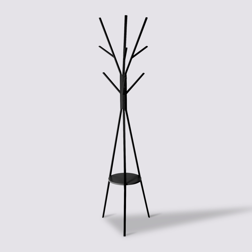 5five - Appendiabiti da terra TASO 180x44 cm nero