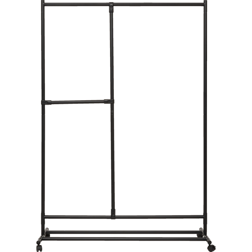 5five - Attaccapanni a piantana KENY 173x117 cm nero