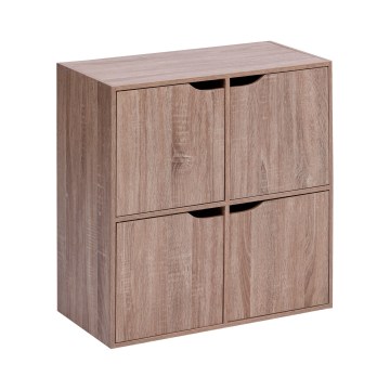 5five - Cassettiera TIDY 68x68x32 cm marrone