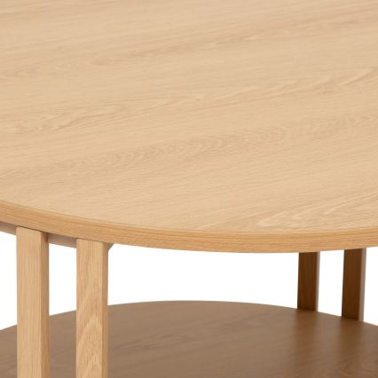5five - Couchtisch VINKY, Ø 60 cm, braun