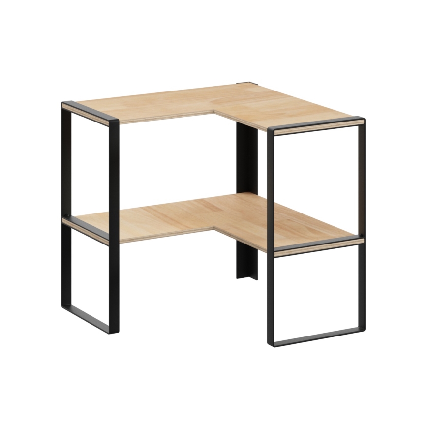 5five - Eckregal PALO 40x40 cm beige/schwarz