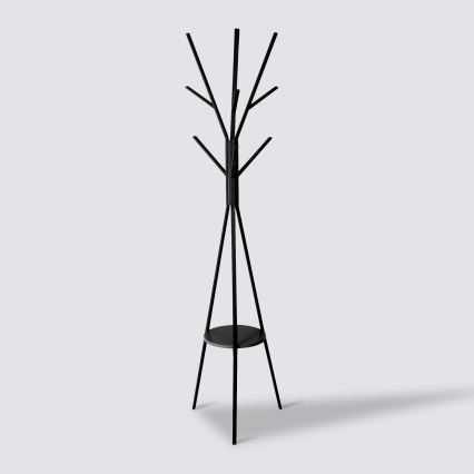 5five - Freistehender Garderobenständer TASO 180 x 44 cm, schwarz