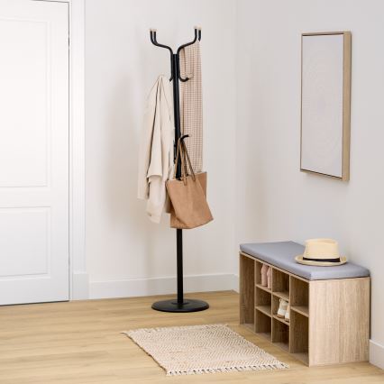 5five - Garderobenständer RAFU 178x43 cm schwarz