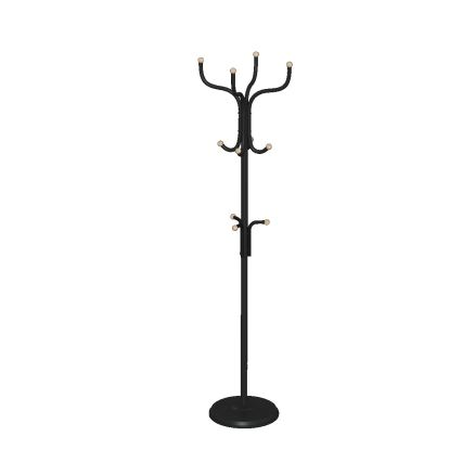 5five - Garderobenständer RAFU 178x43 cm schwarz