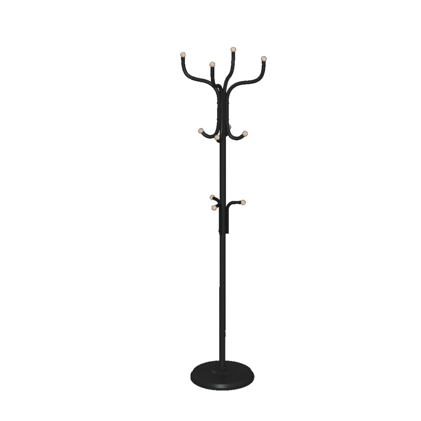5five - Garderobenständer RAFU 178x43 cm schwarz