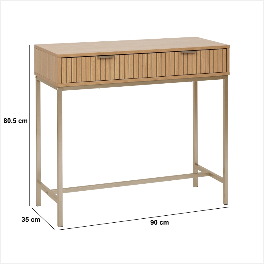 5five - Konsolentisch OPUS 90x35 cm braun