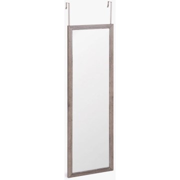 5five - Miroir à accrocher sur la porte MATCHING 109x35 cm gris