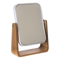 5five - Miroir de maquillage NATUREO 21,8x16 cm bambou/blanc