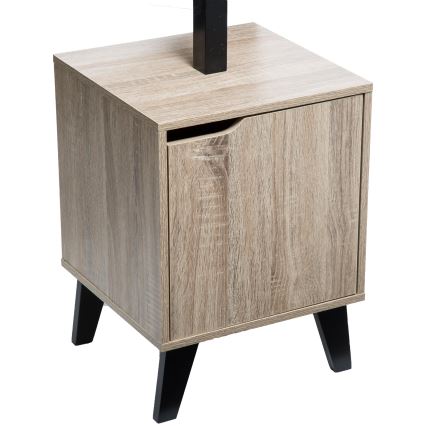 5five - Porte-manteau sur pied RAME 169x35 cm noir/marron
