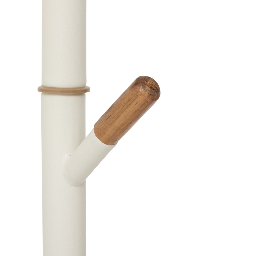5five - Porte-manteau sur pied TALO 175,5x40 cm blanc/marron
