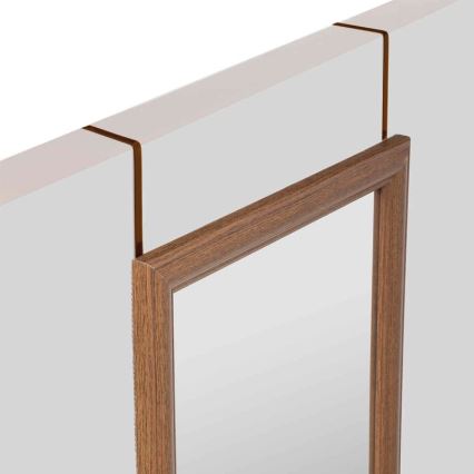 5five - Specchio da appendere alla porta MATCHING 125x35 cm marrone