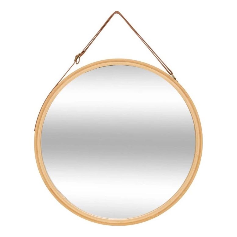 5five - Wandspiegel LOBEE Ø 38 cm Bambus