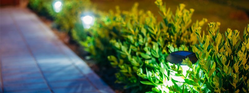 Solarbeleuchtung für Terrasse und Garten