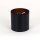 Abat-jour cylindrique universel de rechange E27 Ø 16 cm noir/doré