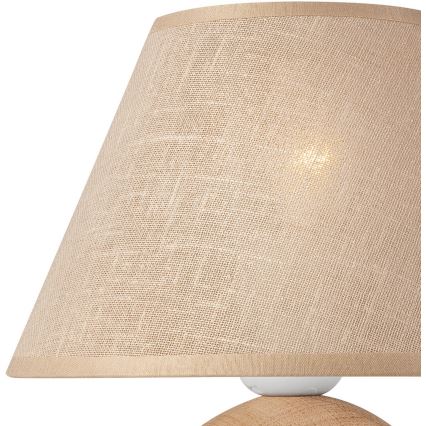 Verre de rechange pour lampe de table JUTA E27 d. 19 cm beige