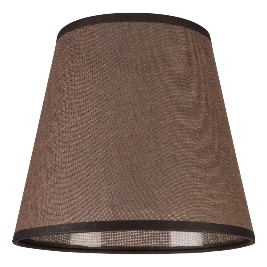 Abat-jour de rechange pour applique murale LORENZO E27 d. 16 cm marron
