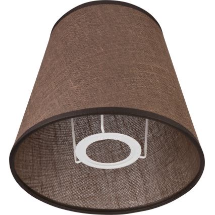 Abat-jour de rechange pour applique murale LORENZO E27 d. 16 cm marron
