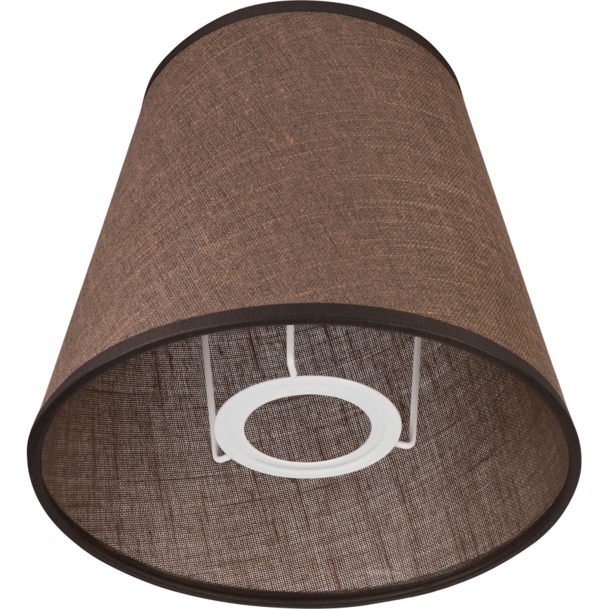 Abat-jour de rechange pour applique murale LORENZO E27 d. 16 cm marron