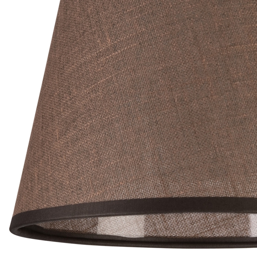 Abat-jour de rechange pour applique murale LORENZO E27 d. 16 cm marron