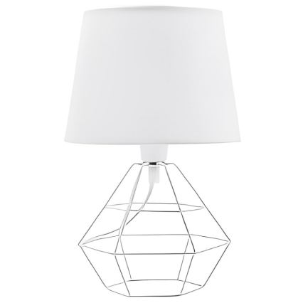 Abat-jour de rechange pour lampe de table DIAMOND E27 17x20 cm blanc