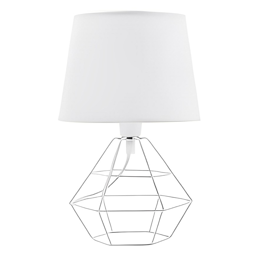 Abat-jour de rechange pour lampe de table DIAMOND E27 17x20 cm blanc