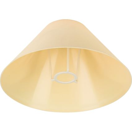 Abat-jour de rechange pour lampe de table E14 21x11 cm jaune