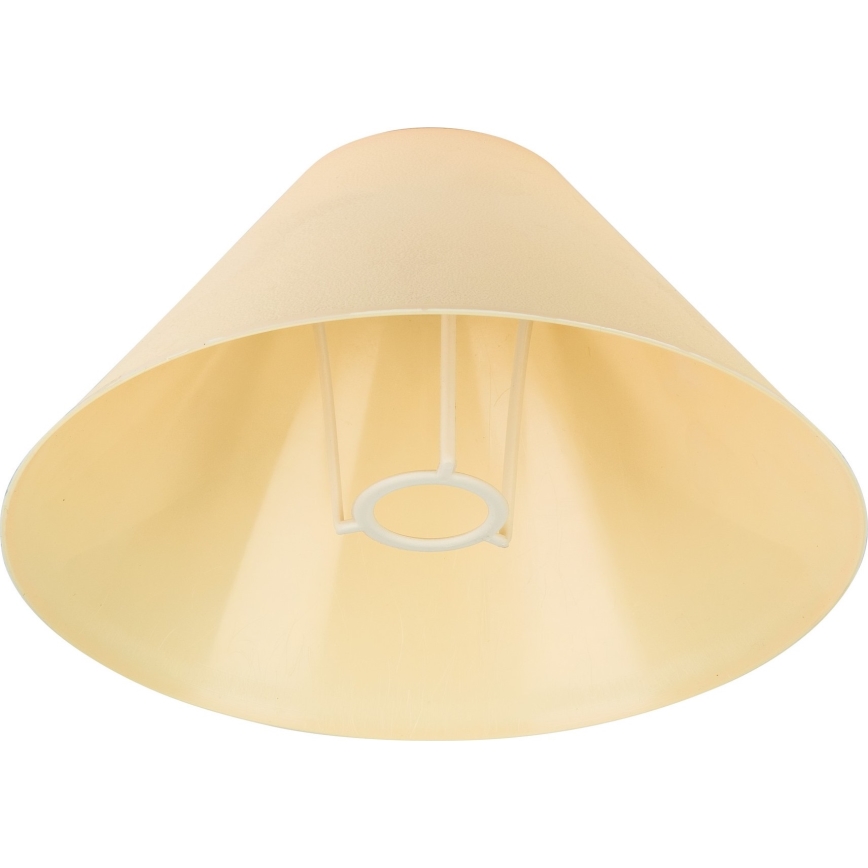 Abat-jour de rechange pour lampe de table E14 21x11 cm jaune
