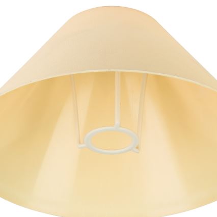 Abat-jour de rechange pour lampe de table E14 21x11 cm jaune
