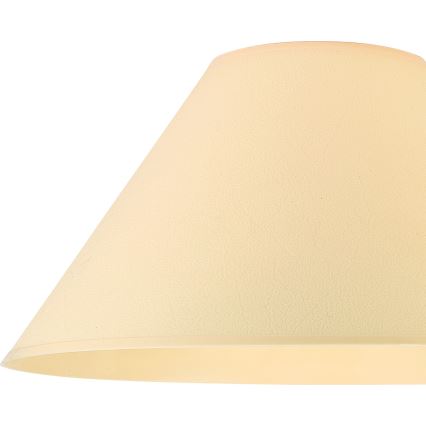 Abat-jour de rechange pour lampe de table E14 21x11 cm jaune