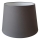 Abat-jour de rechange pour lampe de table E27 20x25 cm anthracite