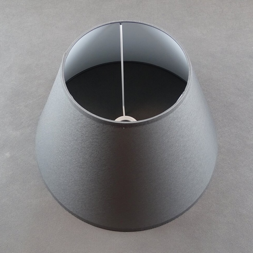 Abat-jour de rechange pour lampe de table E27 40x40 cm gris