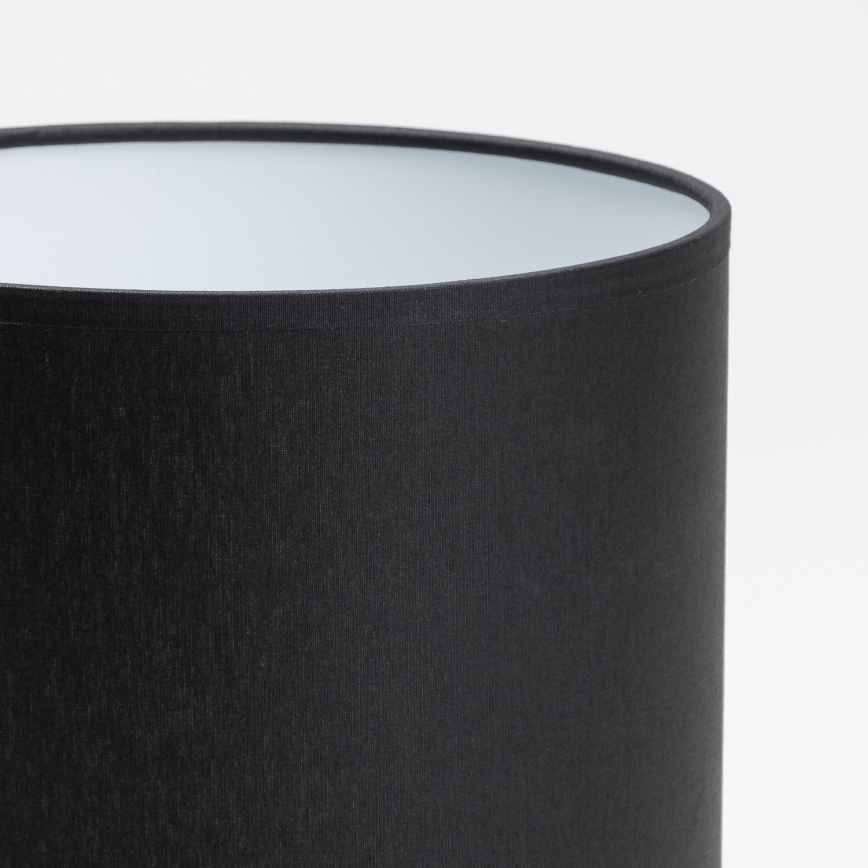 Abat-jour de rechange pour lampe de table et applique murale DEVA E27 noir