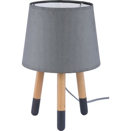 Abat-jour de rechange pour lampe de table LAMA E27 Ø 19 cm gris