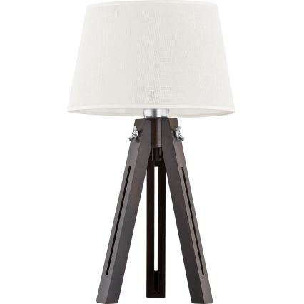 Abat-jour de rechange pour lampe de table LORENZO E27 20x26 cm blanc