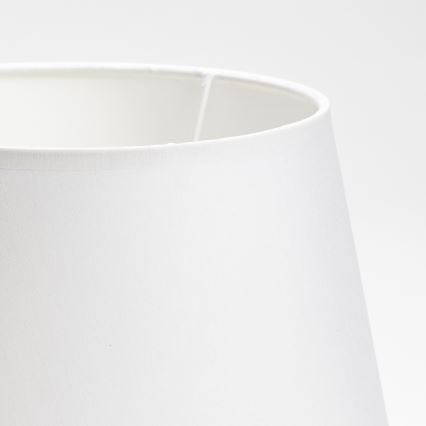 Abat-jour de rechange pour lampe de table LORENZO E27 blanc
