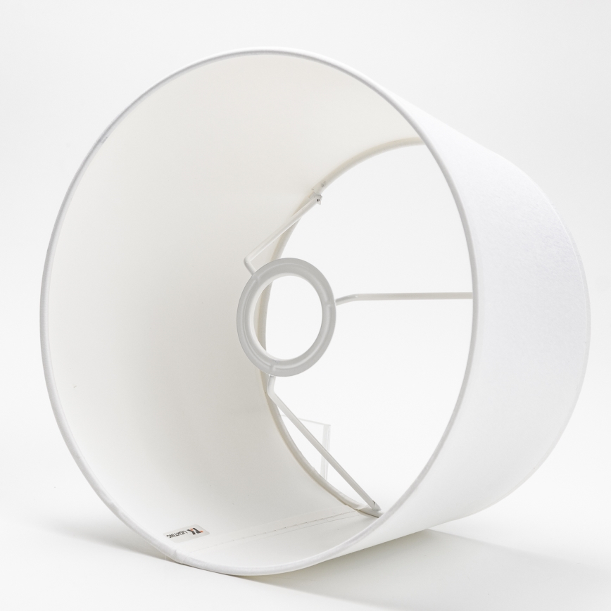 Abat-jour de rechange pour lampe de table LORENZO E27 blanc
