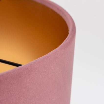 Abat-jour de rechange pour lustre ZWIS Ø 38 cm rose/doré