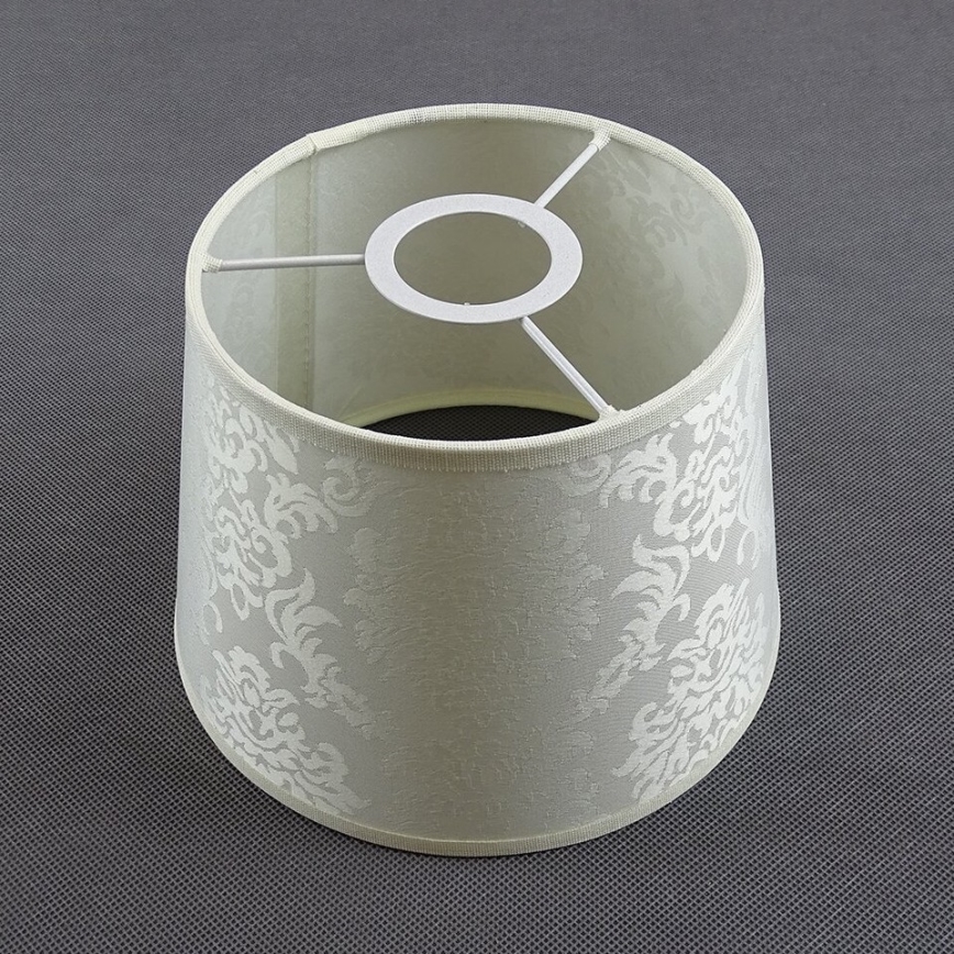 Abat-jour de rechange universel MIKA E27 14x19,5 cm crème