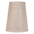 Abat-jour rechange pour suspension et applique murale ANTONIO E14 150x120 mm beige