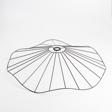 Abat-jour universel CURITIBA Ø 80 cm, noir