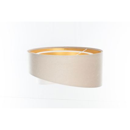 Abat-jour universel GALAXY E27 d. 45 cm beige/blanc/doré