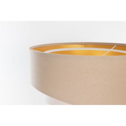 Abat-jour universel GALAXY E27 d. 45 cm beige/blanc/doré