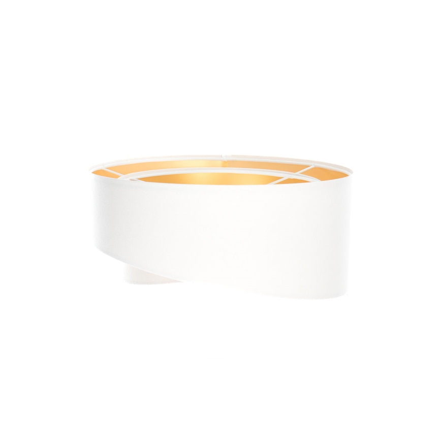 Abat-jour universel GALAXY E27 d. 45 cm blanc/doré