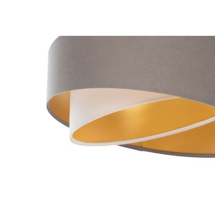 Abat-jour universel GALAXY E27 d. 45 cm gris/blanc/doré